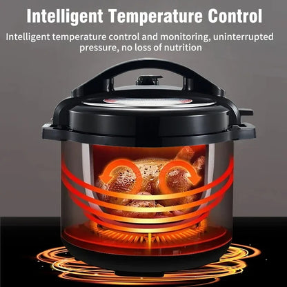 Autocuiseur électrique intelligent en acier inoxydable, 5l, multicuiseur pour cuisine, mijoteuse, cuiseur à riz, marmite à vapeur, chauffe-aliments, 220V